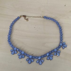 Light blue coral necklace